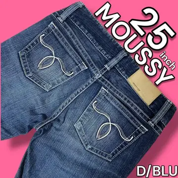 MOUSSY powder SKIMNY denim 25인치 D/BLU