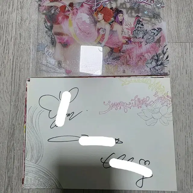 (비매) 소녀시대 태티서 싸인앨범 풀구성