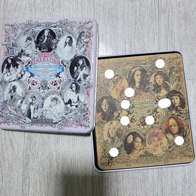 (비매) 소녀시대 더보이즈 싸인앨범