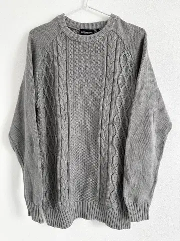 INTERBREED 인터브리드 케이블 니트 스웨터 일본제