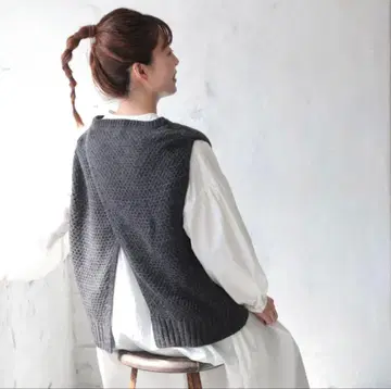 soulberry 니트 베스트 3L 차콜