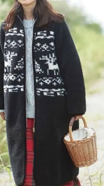 써니클라우드 칠흑의 카우친 보아 코트 M