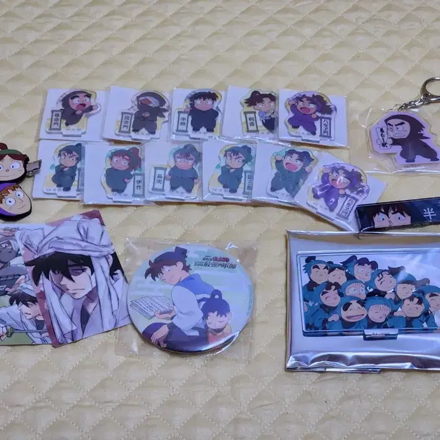 닌타마 란타로 미니 아크릴스탠드+극장판 특전 그외 굿즈 세트판매합니다