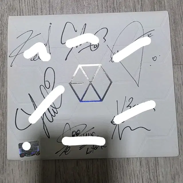 (비매) 최저가 엑소 마마 싸인앨범 수호 포카 풀구성