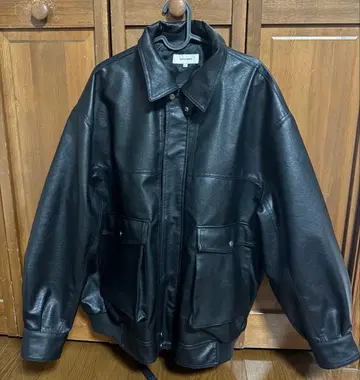 MONO-MART 블랙 가죽 자켓