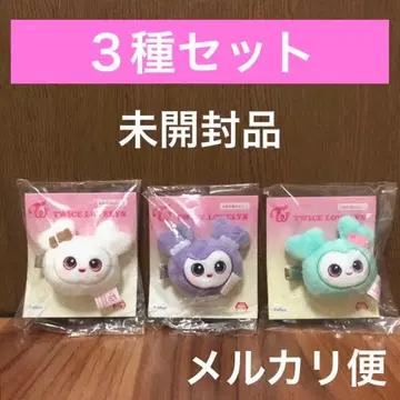 사나 미나 다현 봉제 인형 헤어핀 TWICE LOVELYS x GiGO