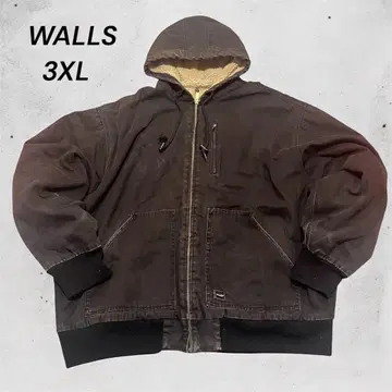 [ 3XL ] Walls 액티브 자켓 페이드 블랙 보아 안감 빅