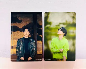 요시자와 료 사진전 2024 방문자 특전 카드 트레카 2장 세트