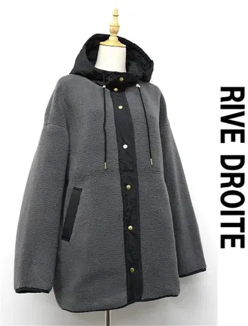 N423/새상품급 RIVE DROITE 보아 플리스 자켓 코트