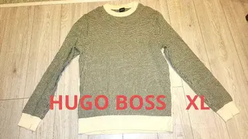 HUGO BOSS 니트 스웨터 XL 휴고보스 격자 무늬