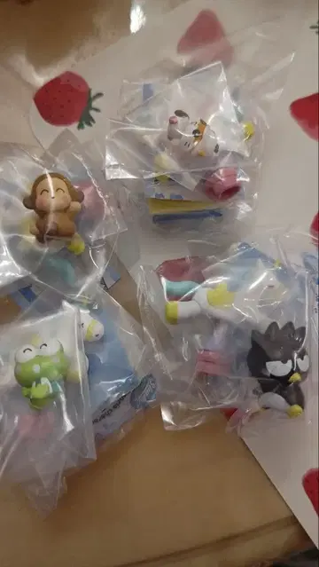 산리오 캐릭터즈 회전목마 - BLUE - 4개 세트