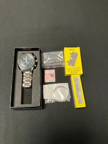 특별 한정 판매 크로노그래프 스틸 벨트 사양