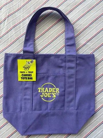 트레이더 조스 트레조 할로윈 미니 토트백 블랙 그린 새상품