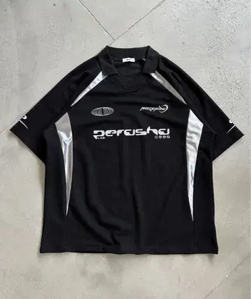 페르슈 Perushu 로고 오버 사이즈 피케 셔츠