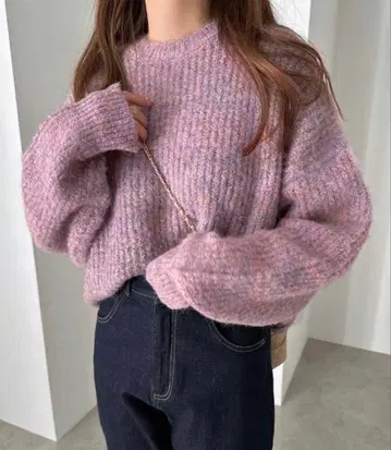 믹스 컬러 니트 andme