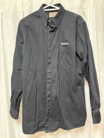 RED KAP TOYOTA 워크 셔츠 L 사이즈 블랙