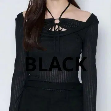 meltthelady string slack tops BLACK