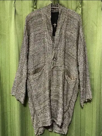 이아이 iai / 중국 야생 누에 실크 롱 가디건 코트