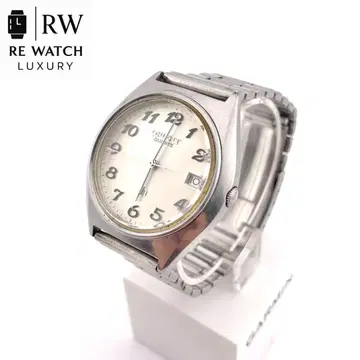 7-4588 ORIENT 1527101 쿼츠 손목시계 실버