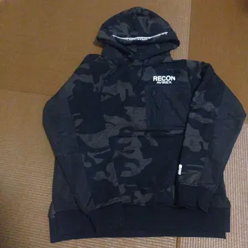 AVIREX RECON 카모 패턴 후드티 M 사이즈