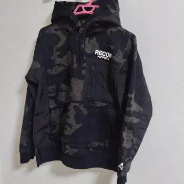 AVIREX RECON 카모 패턴 후드티 M 사이즈