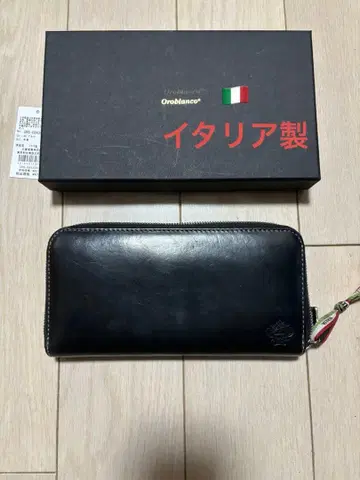 [새상품급] 오로비안코 Orobianco 지갑 장지갑 이탈리아제 소가죽