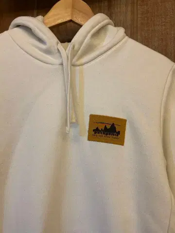 patagonia 후드 부착 후드티 S 화이트
