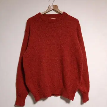 80s 엘엘빈 울 니트 USA제