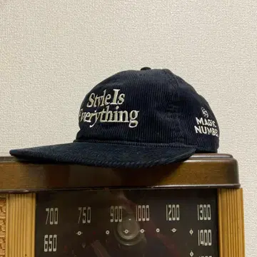 미사용 새상품 Magic number 매직 넘버 코듀로이 캡 블랙