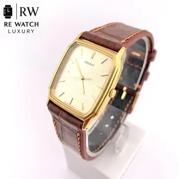 7-3572 SEIKO 5 P31-5180 아날로그 손목시계 골드