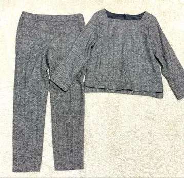 그린 라벨 릴랙싱 셋업 트위드 팬츠 그레이