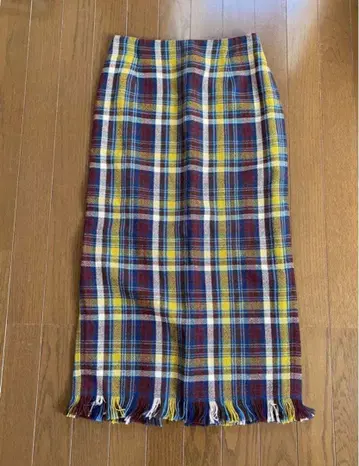 [ ASTRAET UNITE ARROWS ] 체크 타이트 스커트