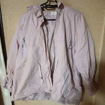 Charming 핑크 후드 자켓