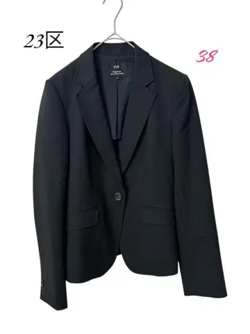 23구 [새상품급] 테일러드 자켓 겉옷 상의 블랙 38