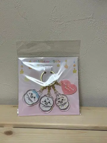 치이카와 (먼작귀) ChiikawaBaby 아크릴 참 세트 (싸개 토끼)