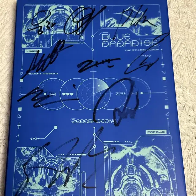 ZB1 제베원 친필싸인앨범