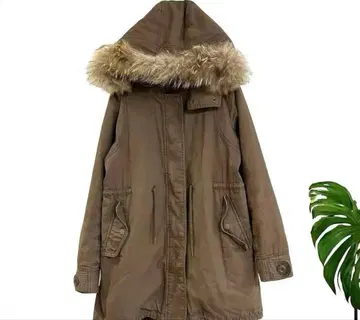 y2k 한국 갸루 헤이세이 너구리 퍼 모즈 코트/마운틴 코트