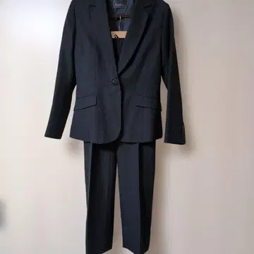 정장 세트 블랙 스트라이프 자켓 팬츠 스커트 3종 11호