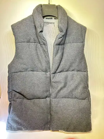 James perse 새상품급 코튼 다운 베스트 Yosemite M 차콜