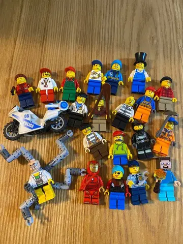 LEGO 정품 미니 피규어 20 아이언맨 마을 사람 범죄자 경찰