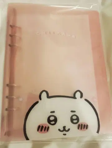 한국 한정판 공식 치이카와 (먼작귀) A5 6공 바인더 링 파일 핑크