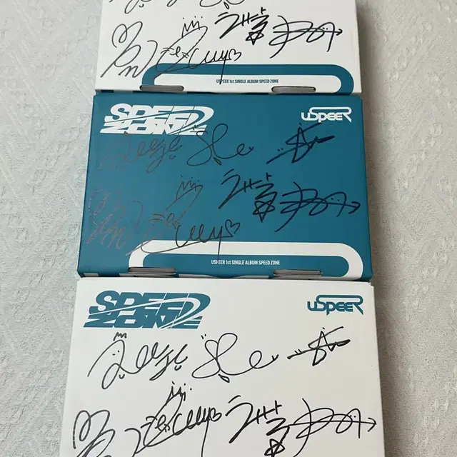 유스피어 USPEER 친필 싸인앨범