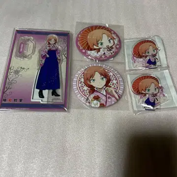 암살교실 캔뱃지 아크릴 스탠드 복권 하야미 린카