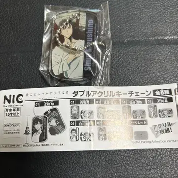 나 혼자만 레벨업 미즈노 슌 더블 아크릴 키체인 시크릿