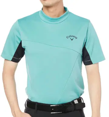 라스트 1 캘러웨이 모크넥 셔츠 남성용 블루 LL (O)