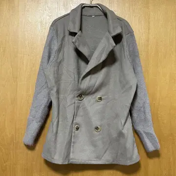 더블 브레스트 테일러드 자켓 숏코트