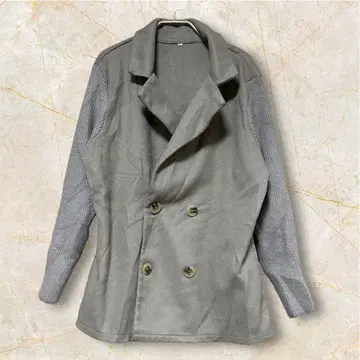 더블 브레스트 테일러드 자켓 숏코트