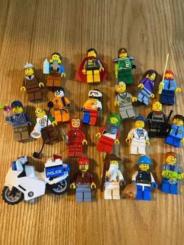 LEGO 정품 미니 피규어 20 아이언맨 마을 사람 경찰