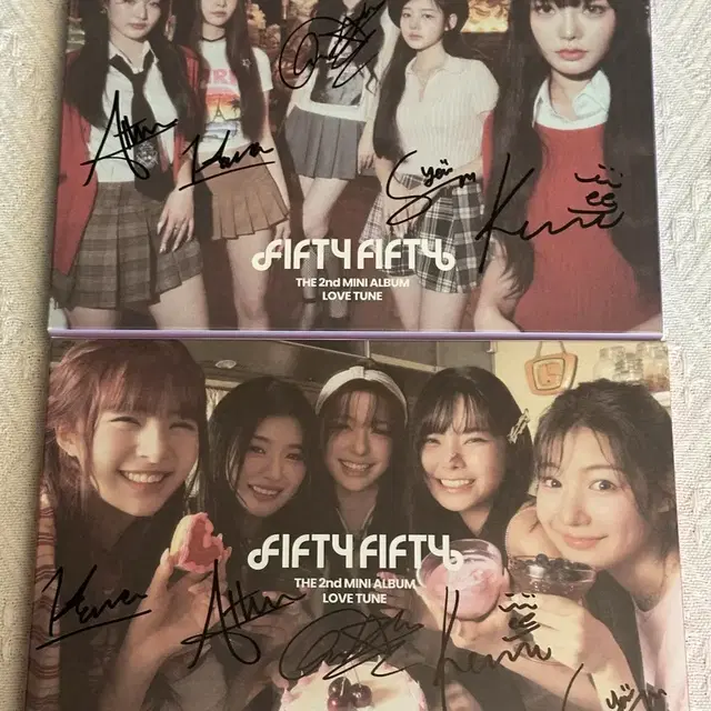 FiftyFifty 피프티피프티 친필싸인앨범