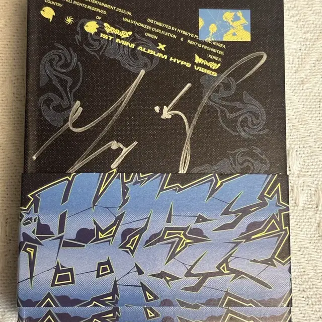 CxM (에스쿱스x민규) 세븐틴 친필 싸인앨범